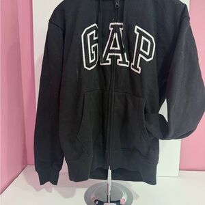 GAP Kids Classic Black Zip-Up Hoodie